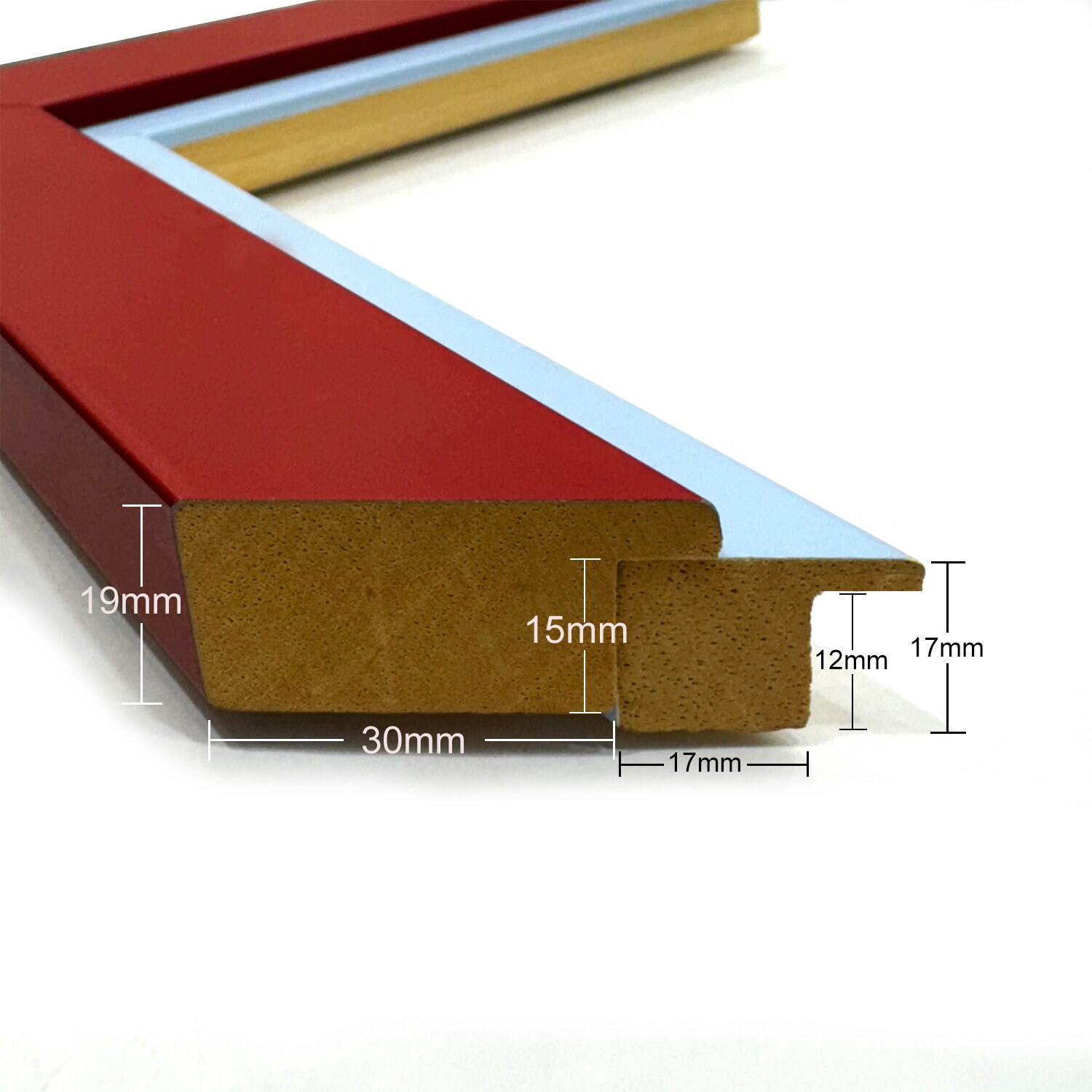 Handmade Wooden Double 2-layer Photo Timber Frames, Mix & Match Custom ...