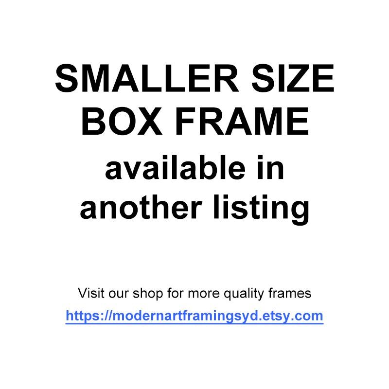 Extra Large Embossed Box Frames 3D Display Wooden Timber Frame With ...