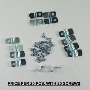 20PCS Metal Canvas Offset Clips Wall Hooks & Framing Accessories