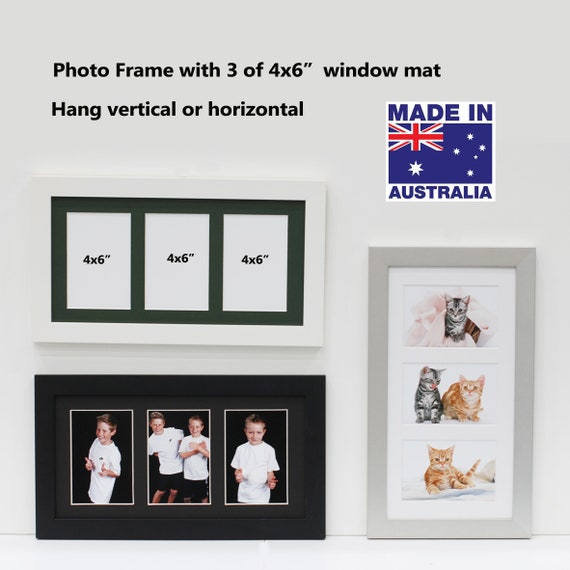 3-in-1 Photo Frame 4x6 Windows - Etsy Australia