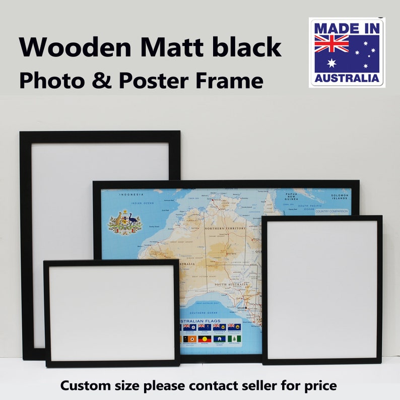 Extra Large Black Photo Frames A0 A1 A2 16x16 Etsy