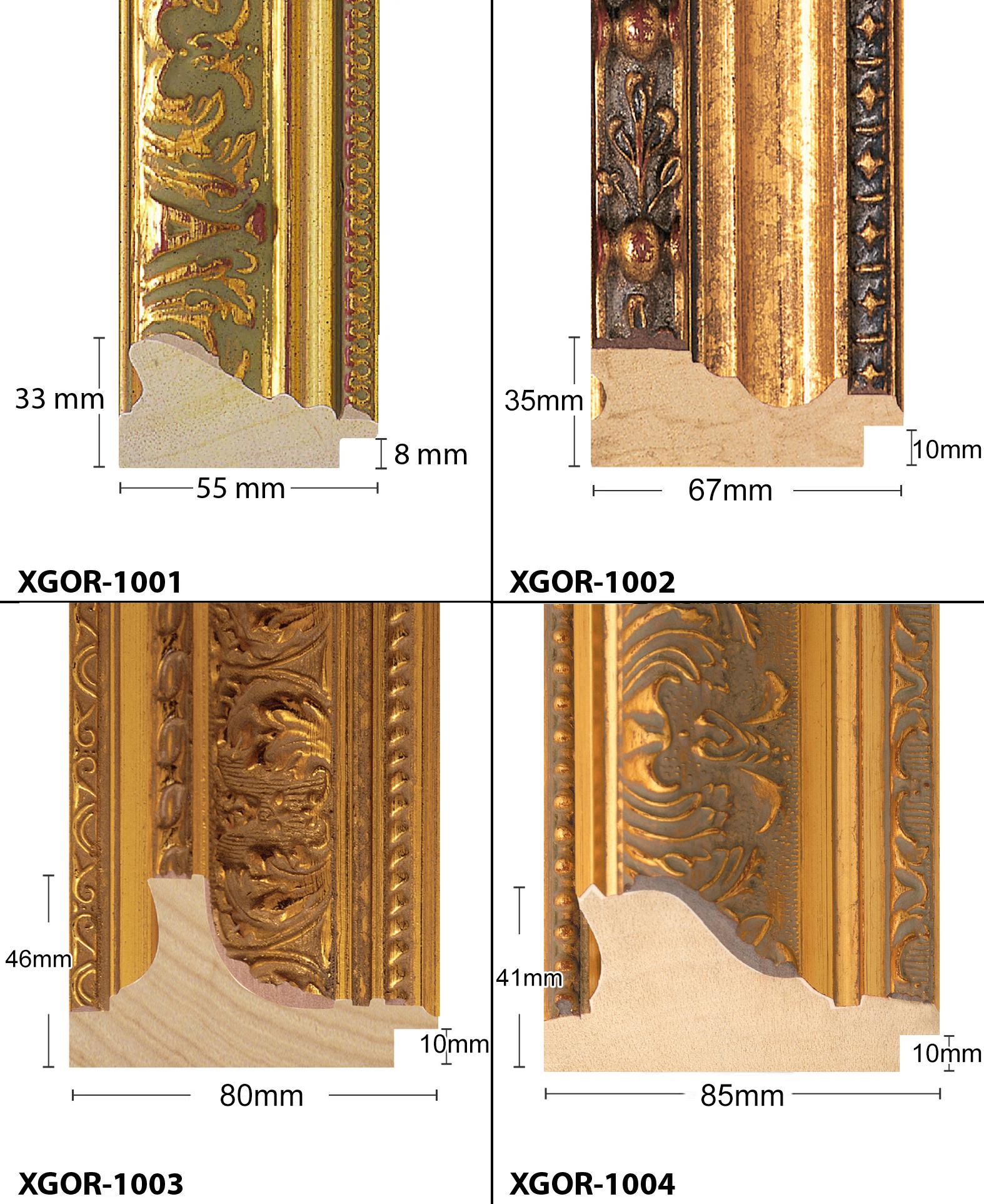 Antique Thick X-large Ornate Gold Timber Chunky Picture Frames Handmade ...