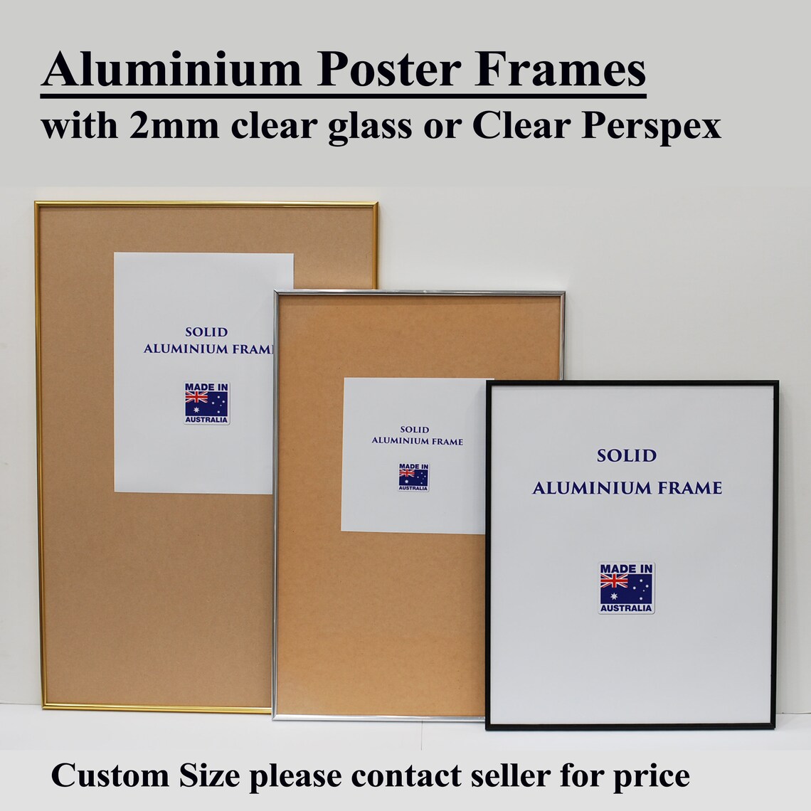 Aluminium Poster Frame Extra Large Etsy