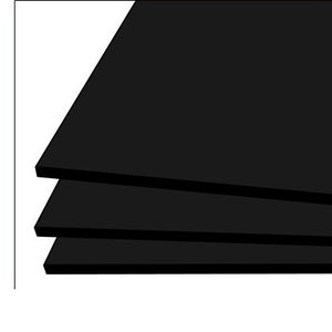 Black or White 10mm Thick Foamboard - PACK OF FIVE - Backing Board, Extra Rigid Core, Acid Free