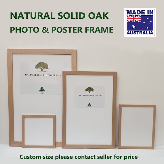  16x20 Picture Frame for Wall, Solid Oak Wood 16x20 Frame  Matted to 11x14, 16x20 Poster Frames with Real Glass, Natural Wood 20 x  16 Frames Art Frames for Wall Decor