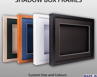 Teak Shadow Box Frames