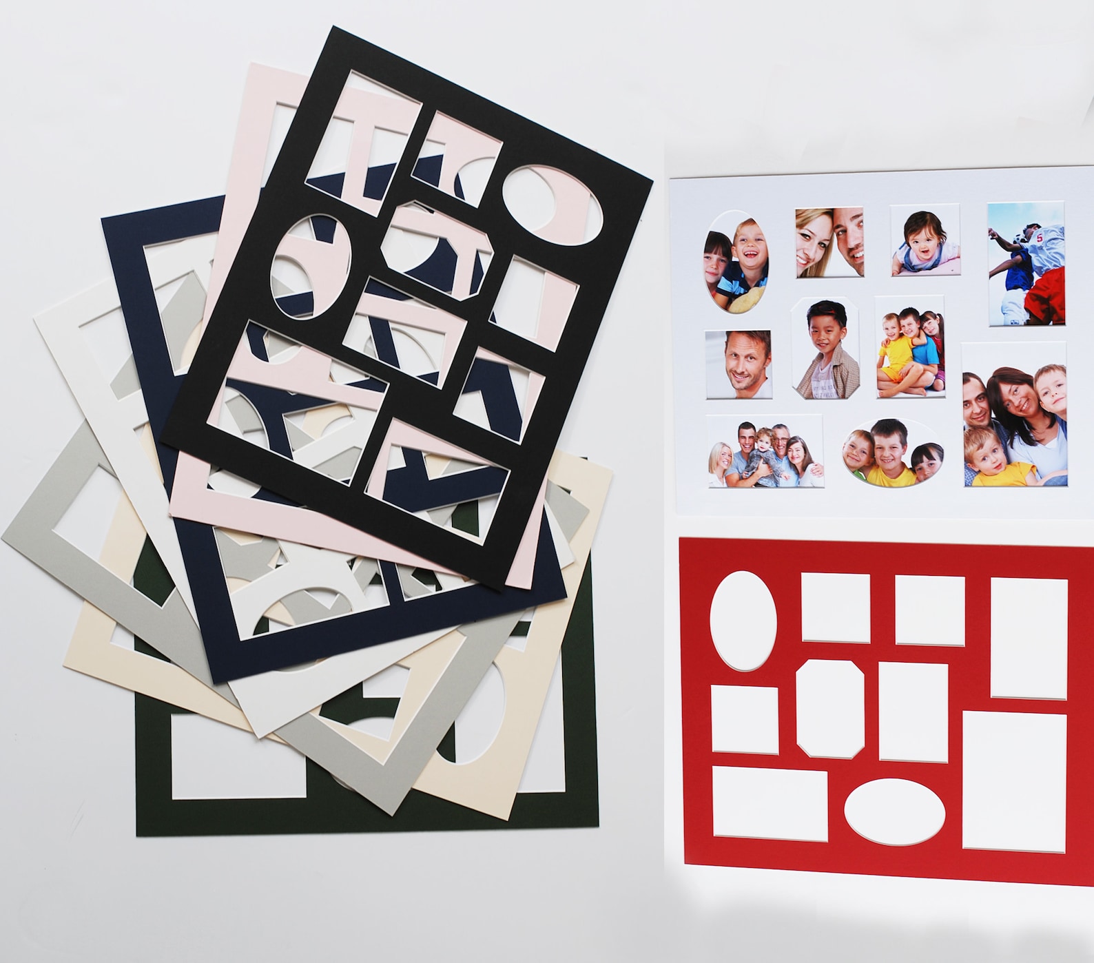 Multiwindow Photo Collage Frame 16x20 Etsy Australia