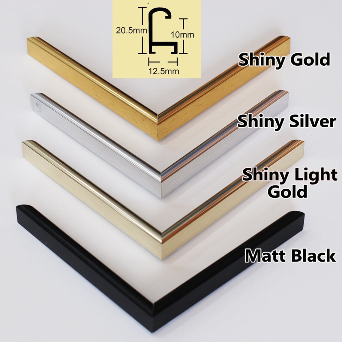 Aluminium Poster Frames Extra Large Etsy