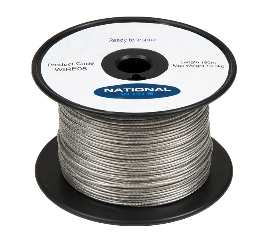 5ft Flat Stainless Steel Wire 20g X 10g 