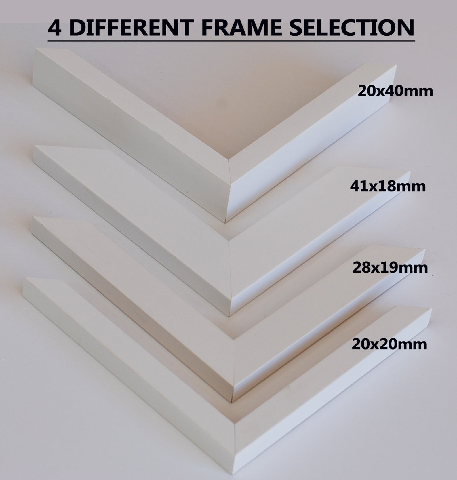Extra Large White Photo Frames Timber Wooden Picture Frame Wall Art ...
