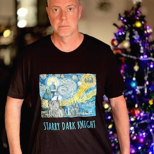 T-shirt Dark Knight étoilé