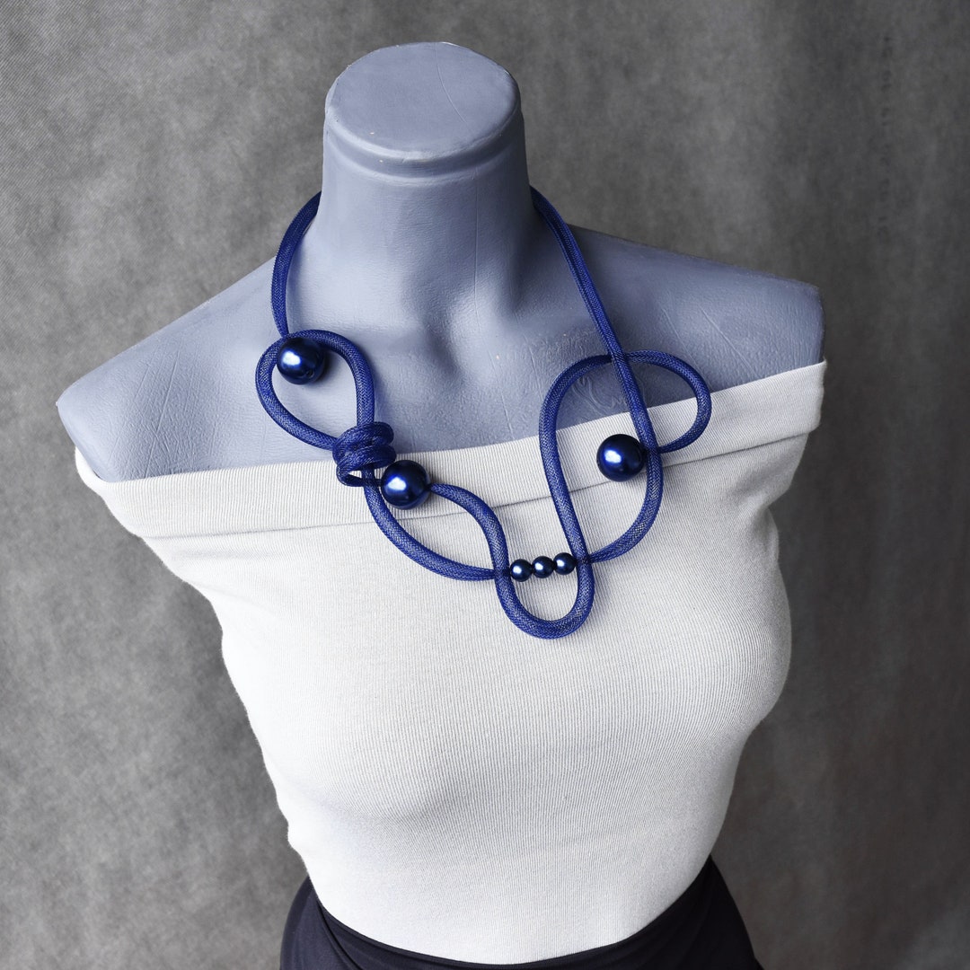 Becca Necklace Navy- Dylan Jewelry