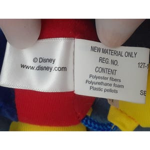 Peluche de Mickey Mouse estilo itty bitty, único en su tipo, de Hallmark. Nuevo con etiquetas. (8 pulgadas). imagen 10