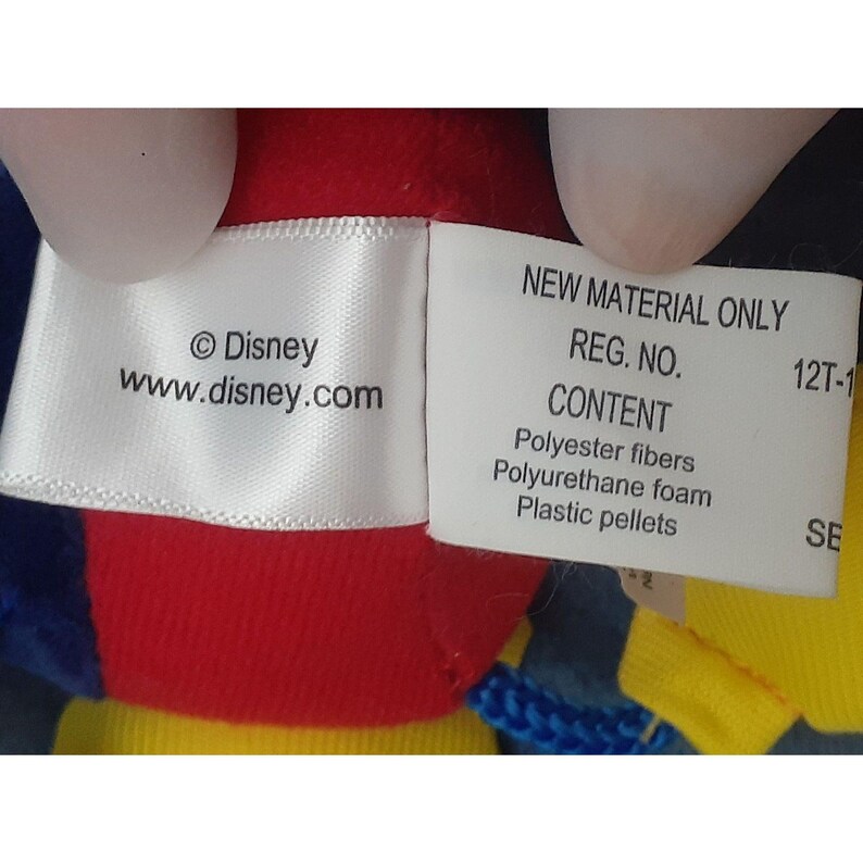 Peluche de Mickey Mouse estilo itty bitty, único en su tipo, de Hallmark. Nuevo con etiquetas. (8 pulgadas). imagen 10