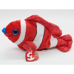 TY Jester the Clown Fish Beanie Baby - NEW with tags - Retired 12/31/01