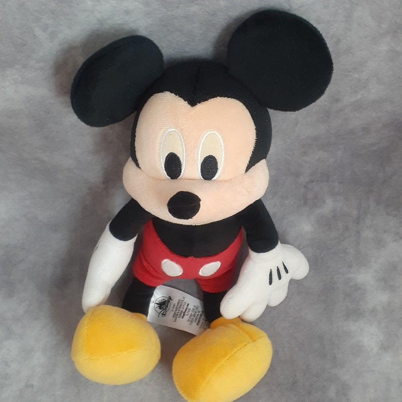 Disney Baby Blue & Black Mickey Mouse Plush and Disney Red/Yellow/Black Mickey Plush Toys - Set of 2 Bild 9