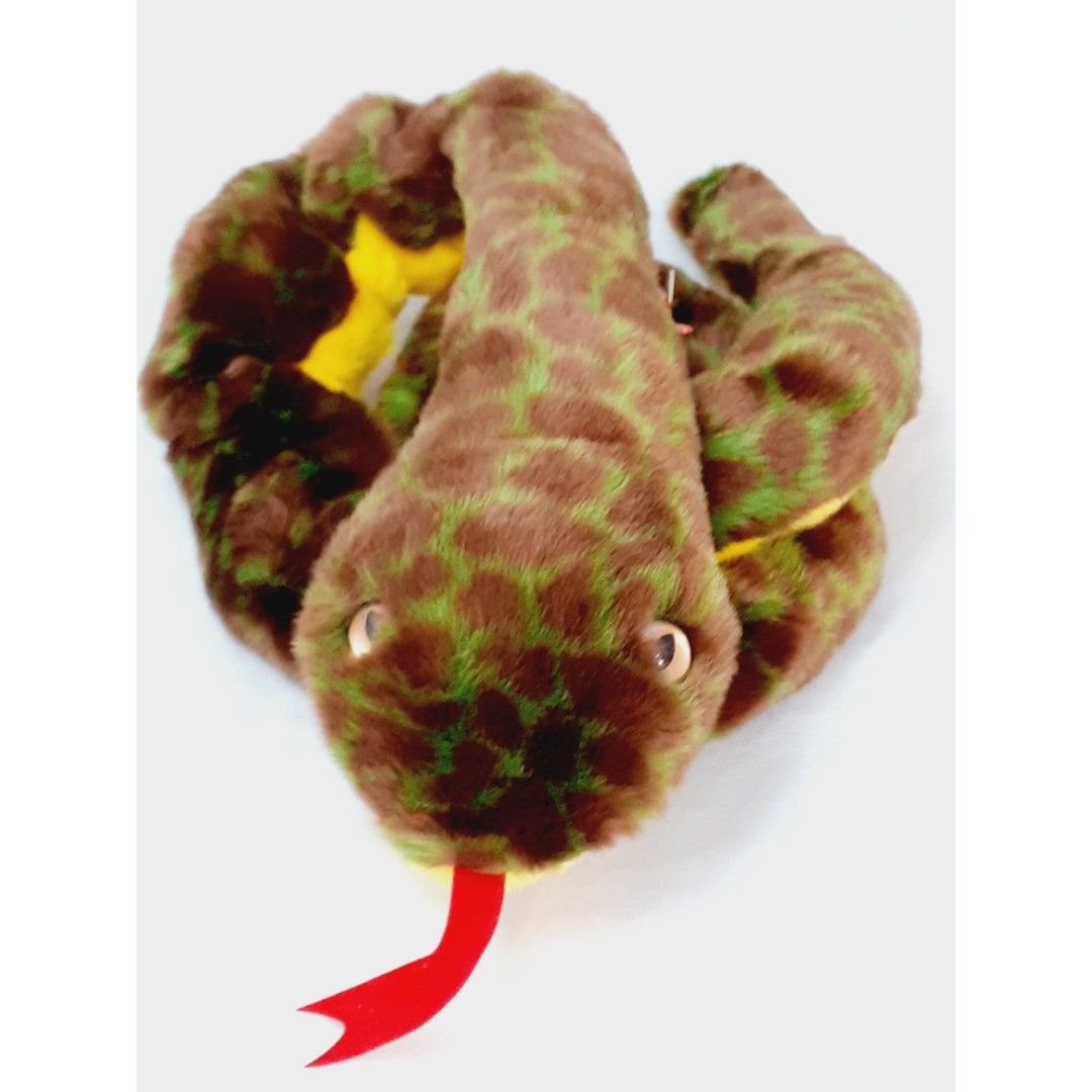 TY Beanie Buddy SLITHER the Snake - (10 Inches & 45 Inches Fully ...