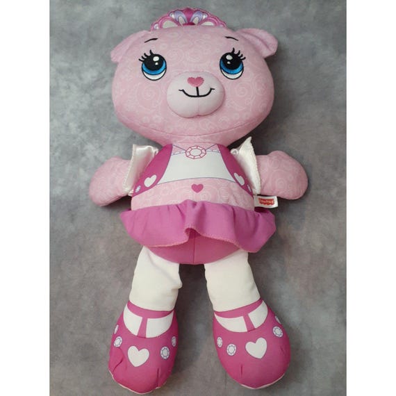 Fisher Price Pink Princess Doodle Bear Plush Stuffed Animal - 15