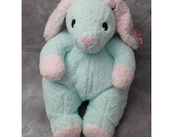 Ty Pillow Pals Baby Collection BUNNYBABY the Bunny Rabbit - Plush with Rattle - Rare 1999