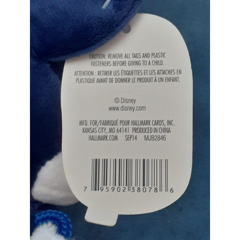 Peluche de Mickey Mouse estilo itty bitty, único en su tipo, de Hallmark. Nuevo con etiquetas. (8 pulgadas). imagen 8
