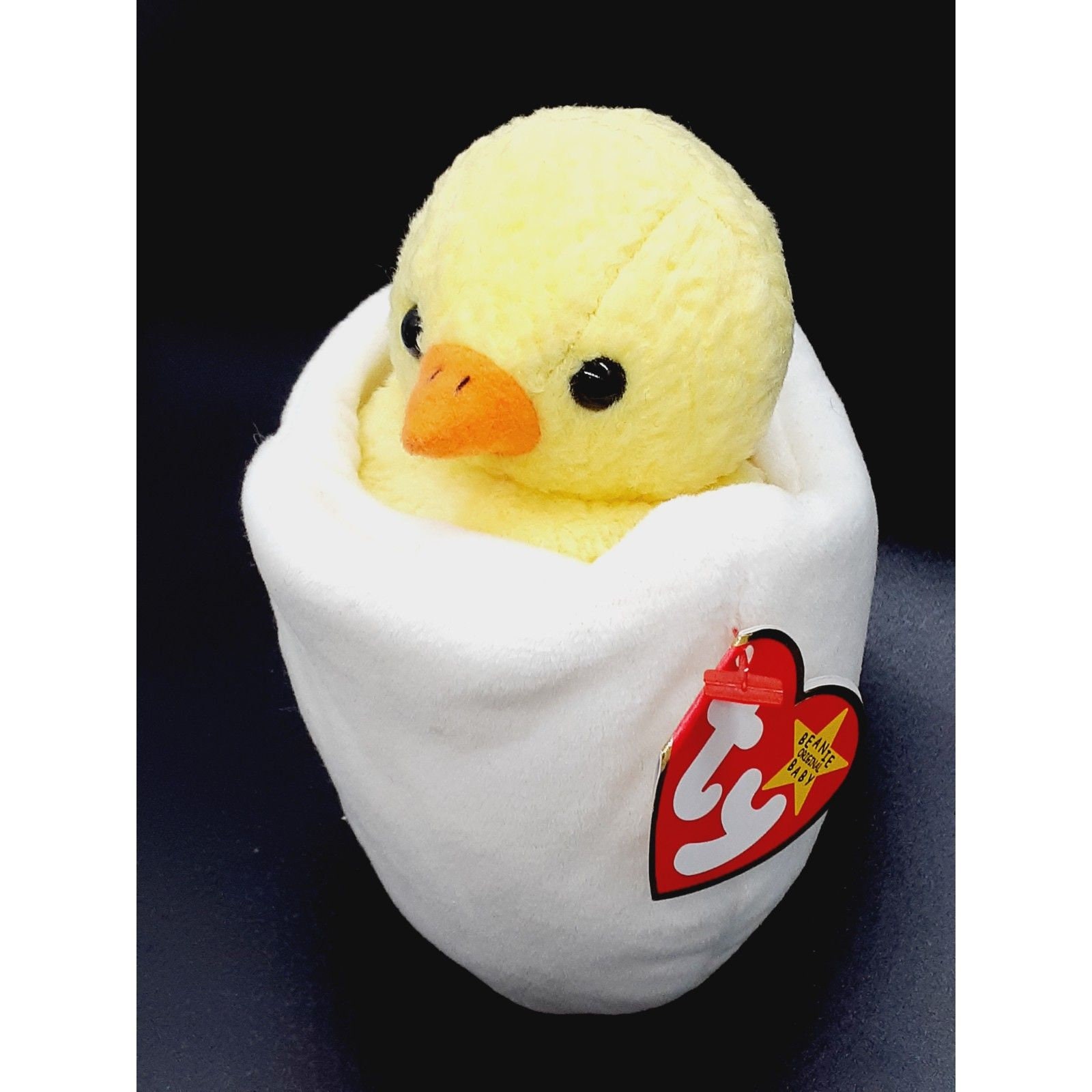 TY Eggbert the Hatching Egg Chick Easter Beanie - NEW W/tags - Retired ...