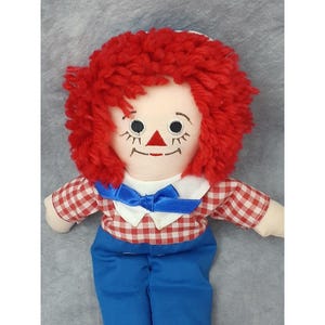 Raggedy Andy Cloth Doll by Applause - 7 inches tall - Excellent Condition!