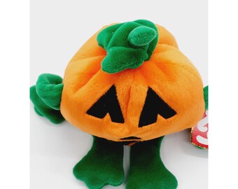 TY Pumkin the Halloween Pumpkin Beanie Baby NEW With Tags