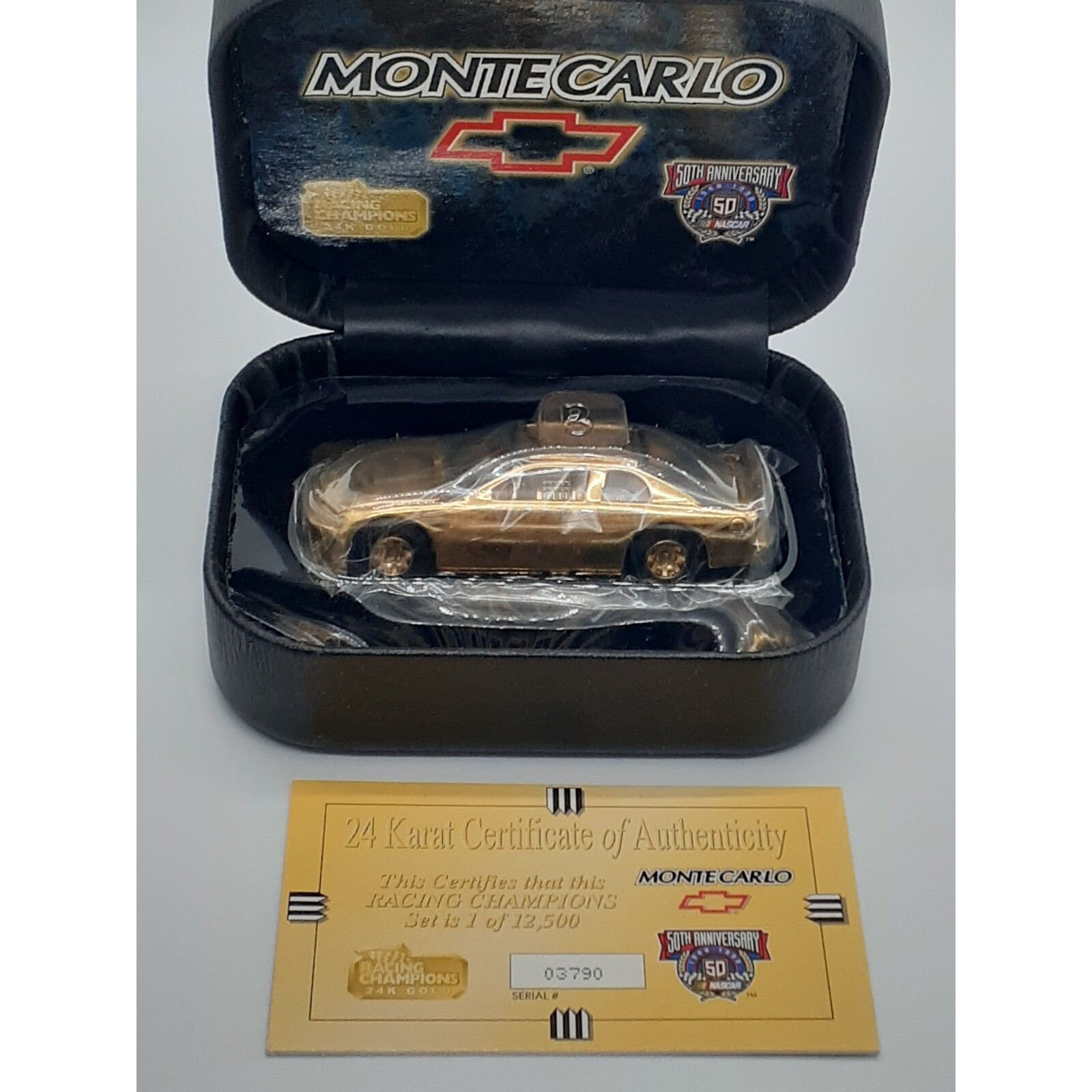 50th Anniversary Racing Champions 24k Gold Diecast Car