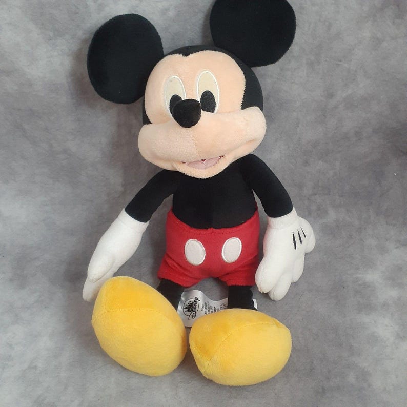 Disney Baby Blue & Black Mickey Mouse Plush and Disney Red/Yellow/Black Mickey Plush Toys - Set of 2 Bild 8