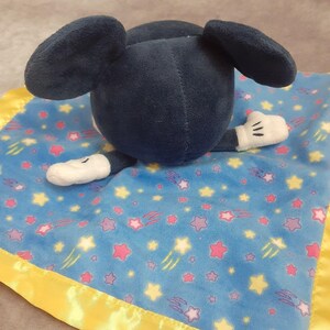 Manta sensorial de seguridad Disney Mickey Mouse Lovey - Usada en buen estado imagen 4