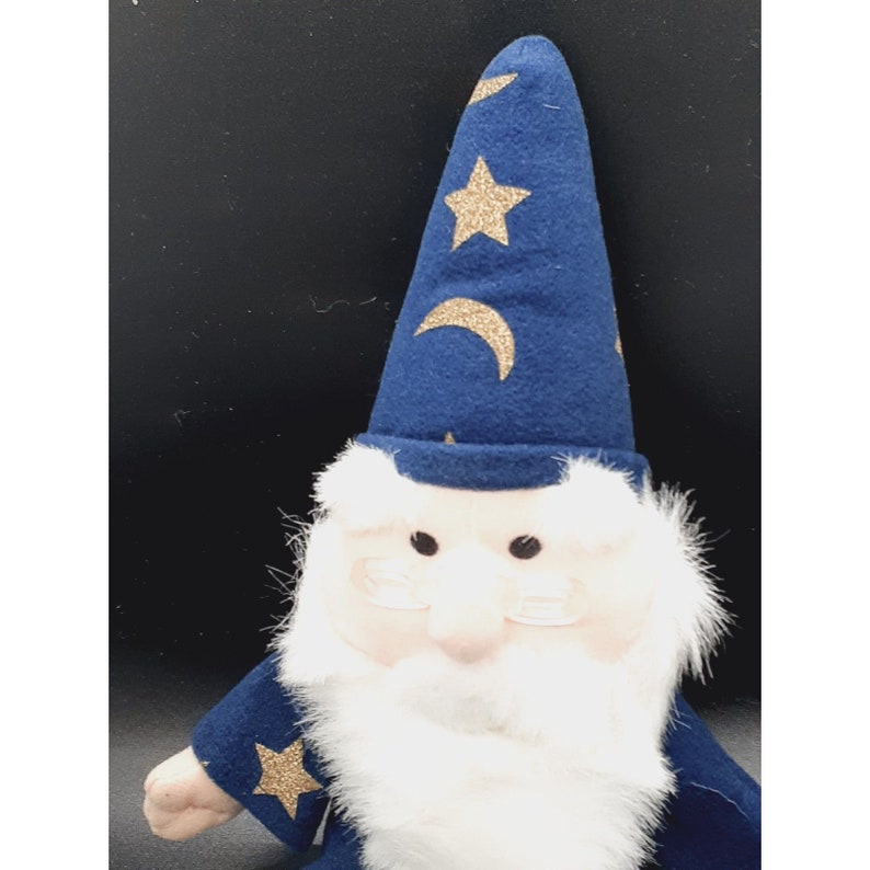 Club Disney Exclusive Merlin the Magician Bean Bag Sword in the Stone - 1990's image 6