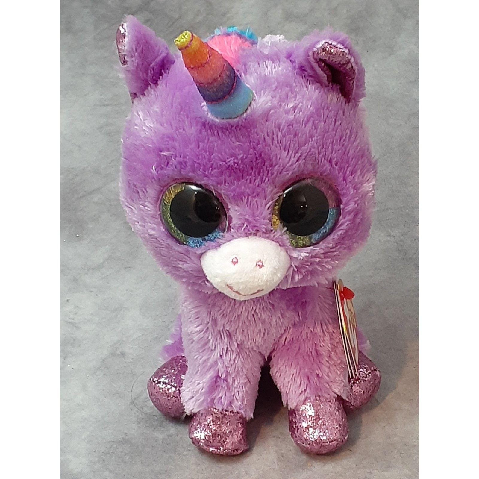 Ty - TY36464 - Beanie Boo's - Peluche Rosette la licorne 23 cm, Violette