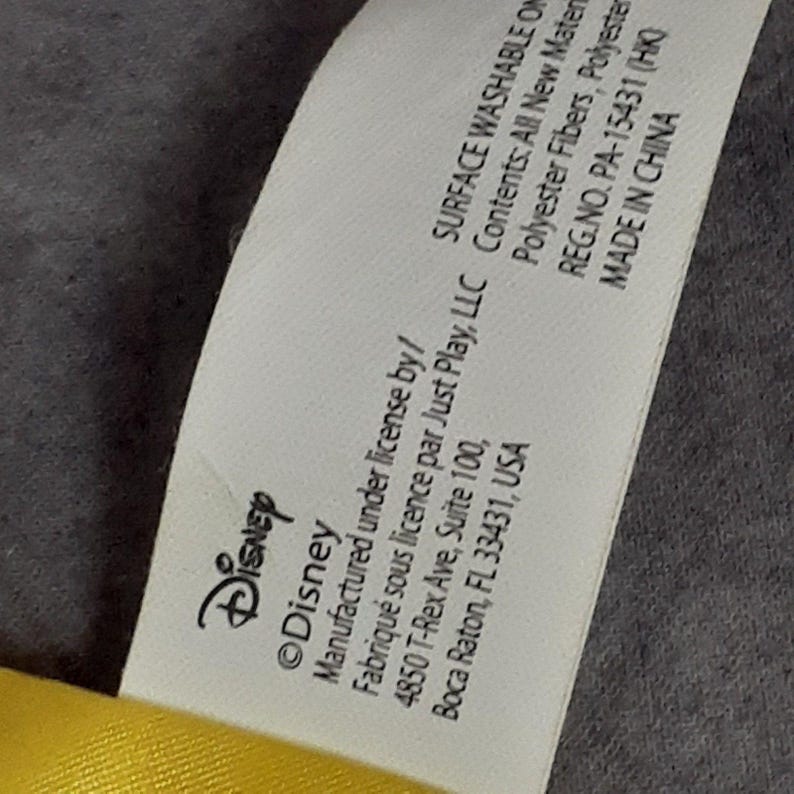 Manta sensorial de seguridad Disney Mickey Mouse Lovey - Usada en buen estado imagen 7