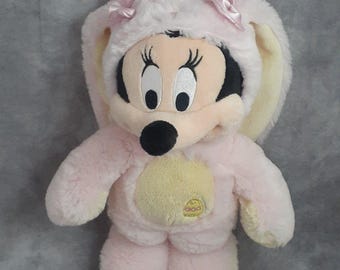 Disney Store Exclusive Minnie Mouse Easter Bunny Plush (15 inches) Soft & Cuddly!