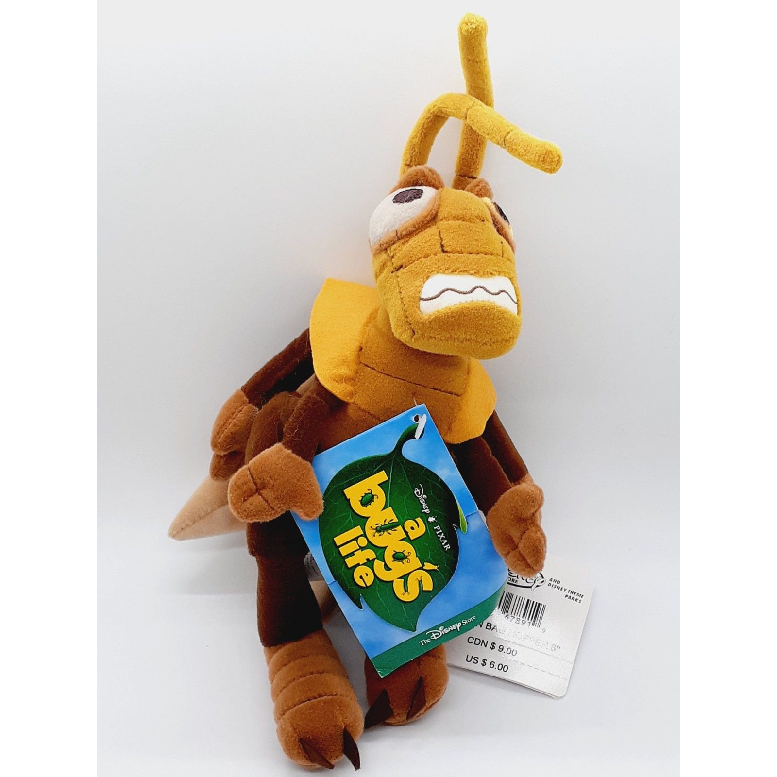 The Disney Store Bean Bag A Bug's Life Hopper 8