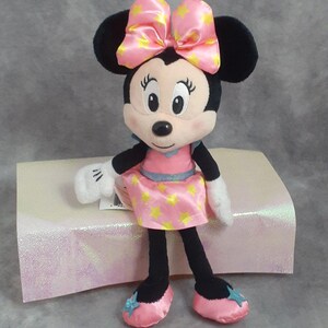 Minnie Mouse Beanbags & Plush Toys - Too Sweet Hallmark Minnie, Birthday Minnie - Choose Your Plush LT Pink Dress Minnie