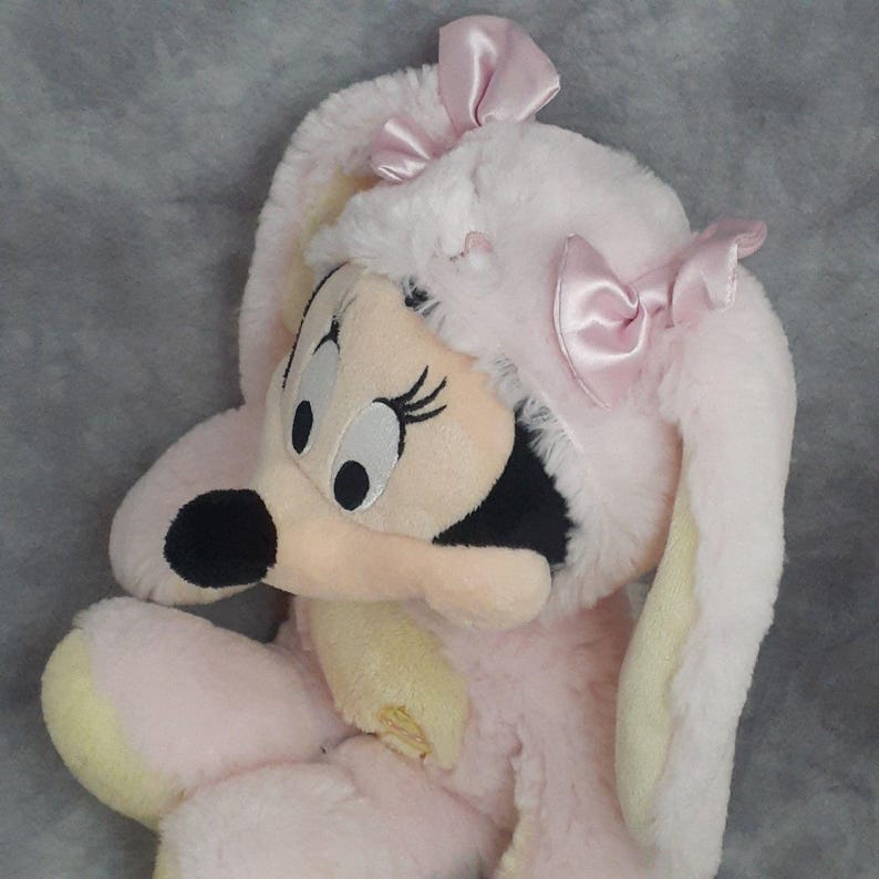 Disney Store Exclusive Minnie Mouse Easter Bunny Plush (15 inches) Soft & Cuddly! bild 2