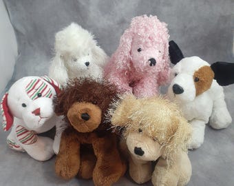 Webkinz Ganz Puppy Dog Animals Plush - Peppermint Puppy, White