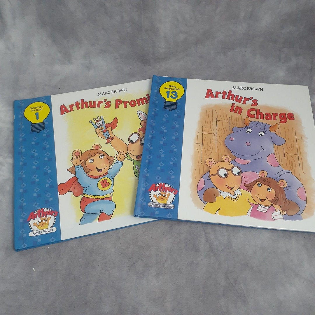 Arthur Family Value Books #1 Arthur's Promise #13 Arthur's in Charge ...