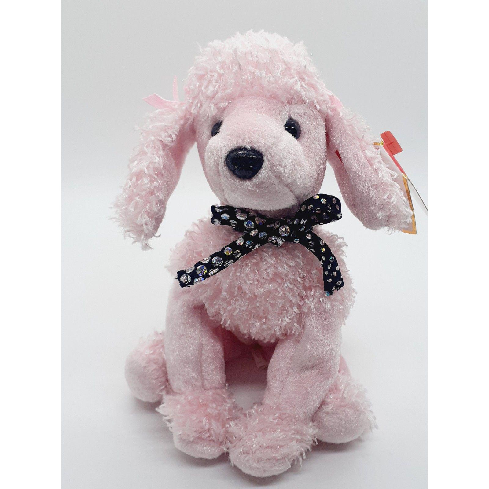TY Brigitte the Pink Poodle Dog Beanie Baby - NEW With Tags TY Brigitte the Pink Poodle Dog Beanie Baby - NEW With Tags