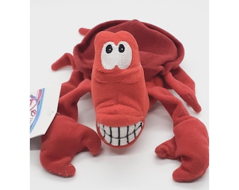 DISNEY The Little Mermaid Sebastian 8" Bean Bag Beanie Baby - NEW with tags - 1990's