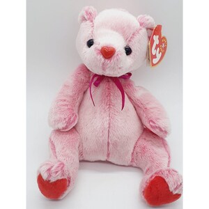 TY Romance the Valentine Bear Beanie Baby - NEW with tags - Retired 02/14/02