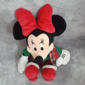 Disney Store Christmas Holiday Minnie Mouse Plush Doll - (16 inches) image 6