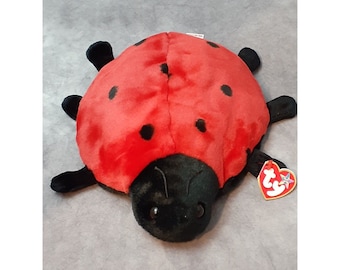 TY Beanie Buddy LUCKY the Ladybug Plush - Retired 06/13/00