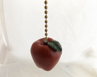 Cute Fan Pulls - Choose from Apple, Birdhouse, Bumble Bee, Hot Air Balloon, Sunflower - CUTE!