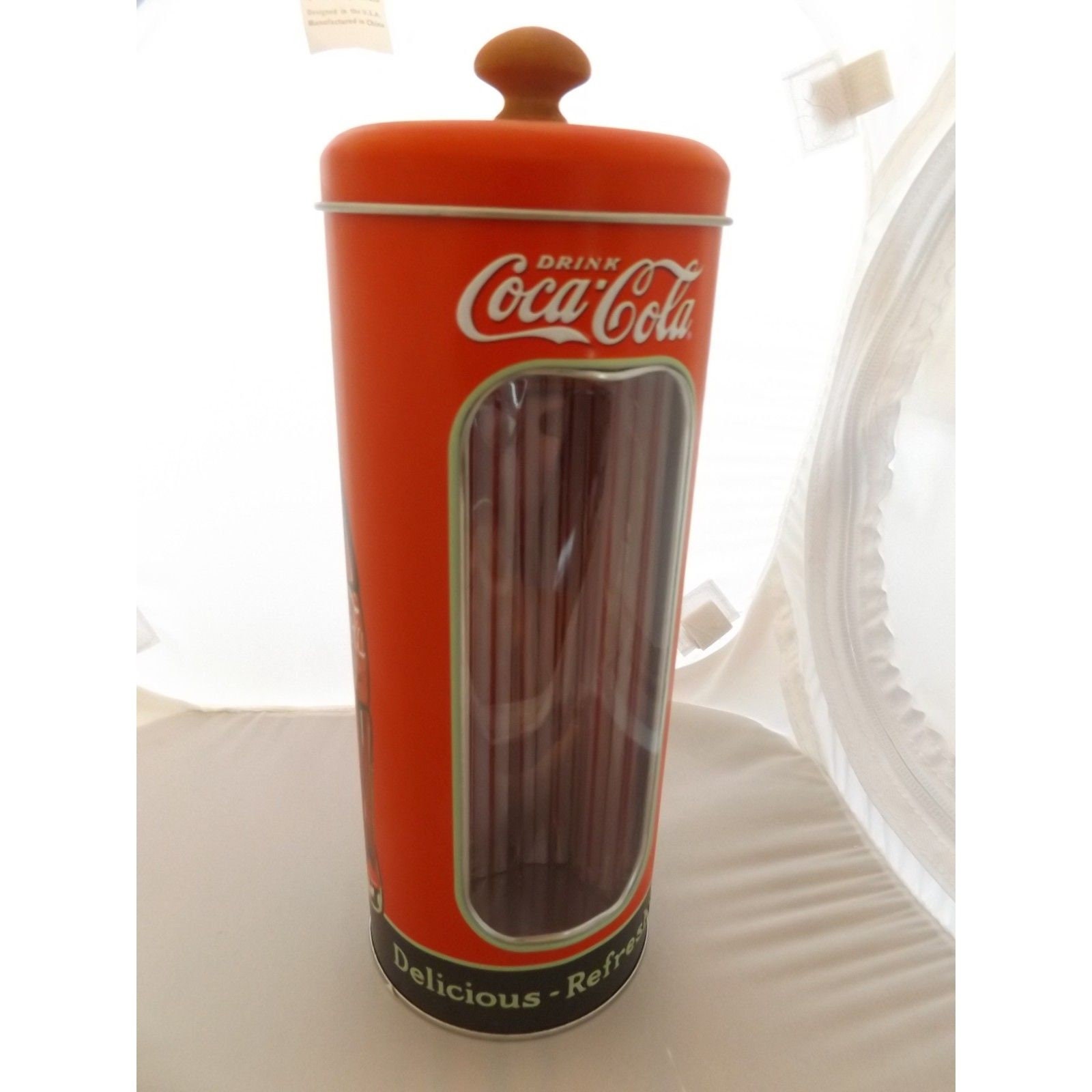 Coca-cola straw dispenser vintage diner style straw holder Glass for Sale  in Irwindale, CA - OfferUp