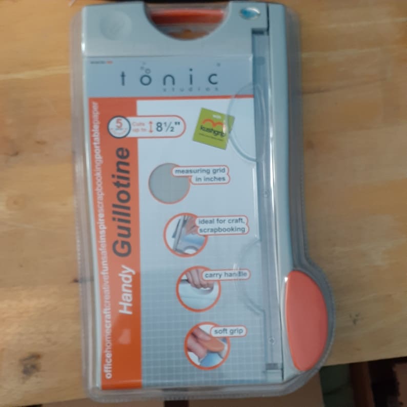 Tonic Studios Guillotine Paper Cutter Trimmer Cuts up to 8 1/2
