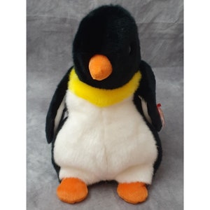 TY Beanie Buddy WADDLE the Penguin Plush - Retired 1998
