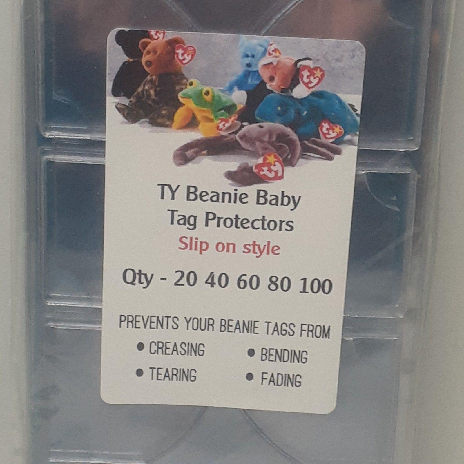 thumbnail image 2 of Jellycat Tag Protector Starter Pack – 21 Clear Protectors + 2 Free Stickers 2 of 4