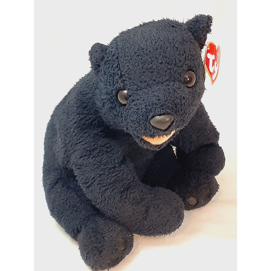 インポート・海外人気ブランド TY Etsy - 06/25/02 Retired Bear Black the CINDERS Buddy Beanie テープ・マスキングテープ